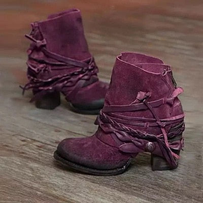 Vintage Inspired Orthopedic Boots